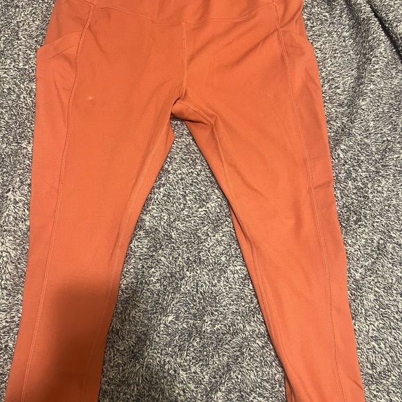 32 Degrees Orange High-Waisted Leggings - Picture 5 of 9